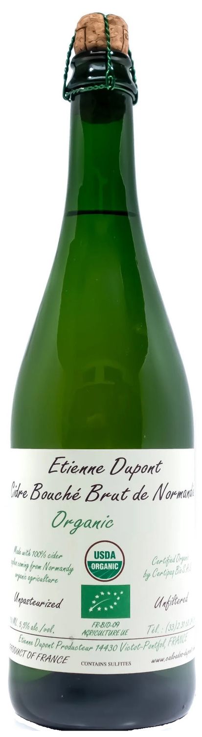 Etienne Dupont Cidre Bouche Brut de Normandie Organic (Half Bottle) 375ml