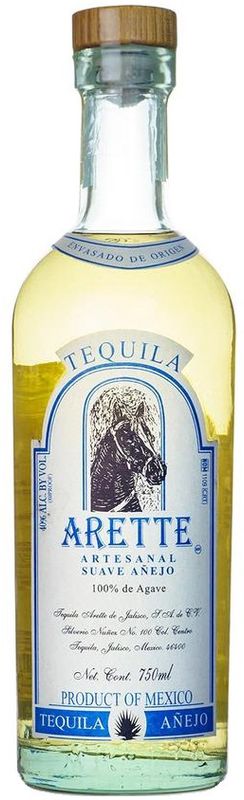 Tequila Arette Artesanal Suave Anejo 750ml