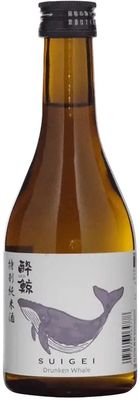 Suigei Tokubetsu Junmai Sake Drunken Whale (Small Format Bottle) 300ml