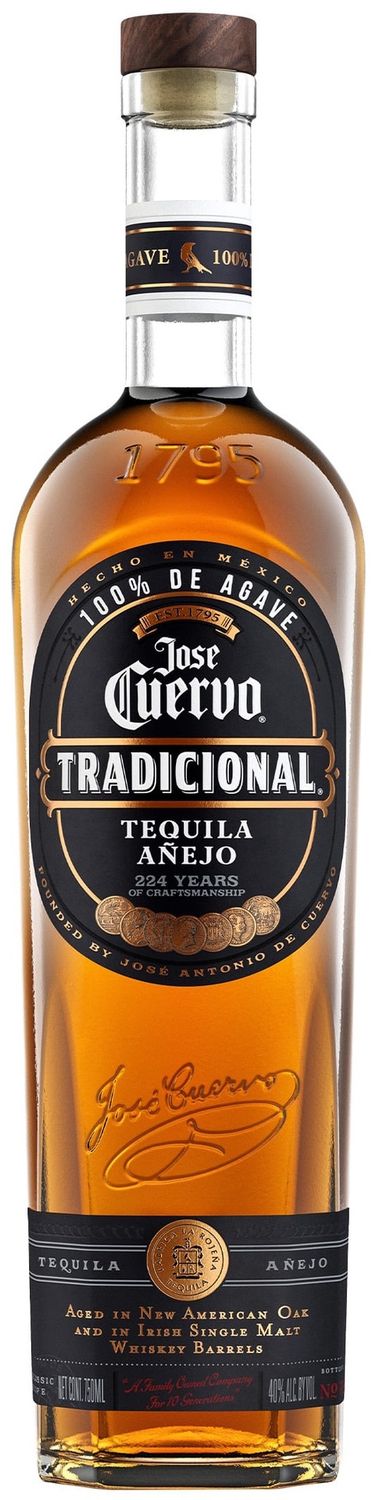 Jose Cuervo Tradicional Tequila Anejo (Pint Size Bottle) 375ml