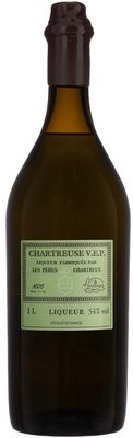 Chartreuse V.E.P. Green (Liter Size Bottle) 1L
