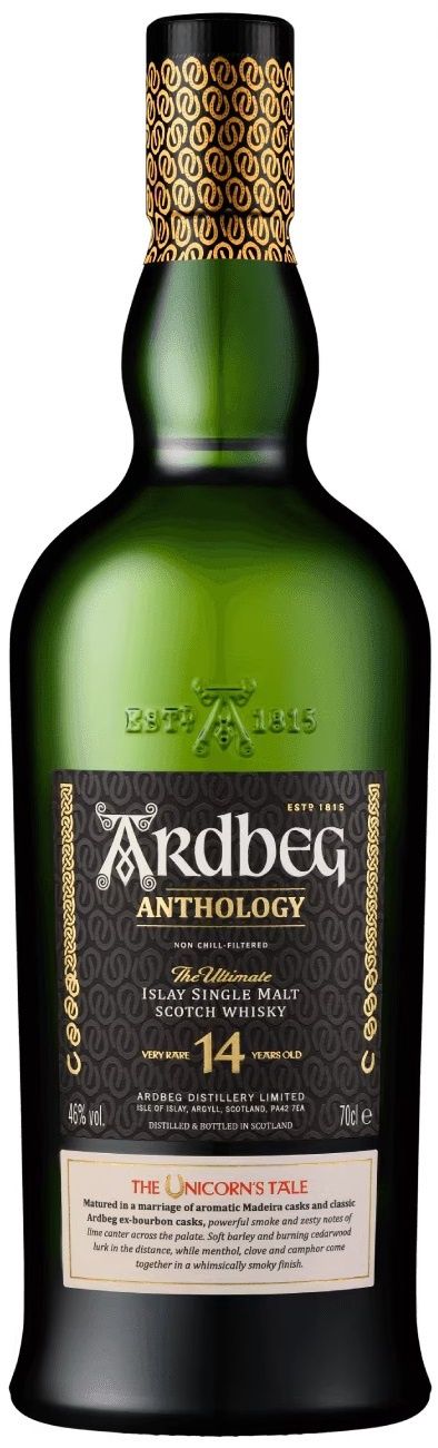 Ardbeg Anthology Islay Single Malt Scotch Whisky 14 Years Old The Unicorn&#39;s Tale 750ml