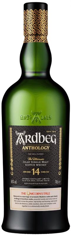 Ardbeg Anthology Islay Single Malt Scotch Whisky 14 Years Old The Unicorn&#39;s Tale 750ml