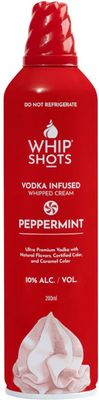 WhipShots Vodka Infused Whipped Cream Peppermint (200ml can)