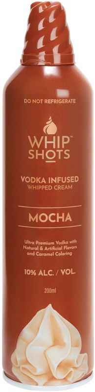 WhipShots Vodka Infused Whipped Cream Mocha (200ml can)