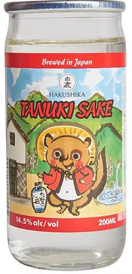 Hakushika Tanuki Junmai Cup (200ml Cup)