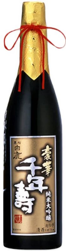 Hakushika Kuromatsu Sennenju Junmai Dai Ginjo Sake 720ml