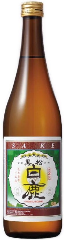Hakushika Kuromatsu Junmai Sake 720ml
