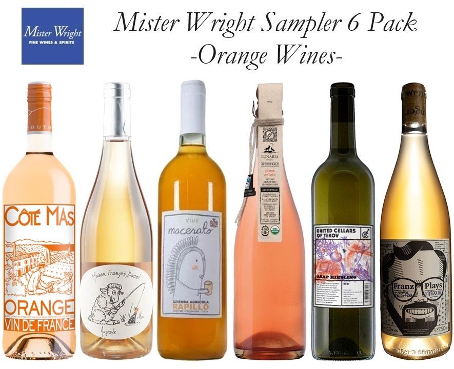 Mister Wright Orange Wine Sampler 6 Pack