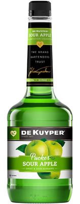 DeKuyper Pucker Sour Apple Schnapps 750ml
