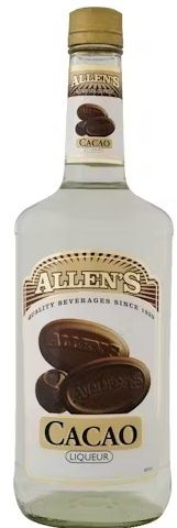 Allen&#39;s White Crème de Cacao (Liter Size Bottle) 1L