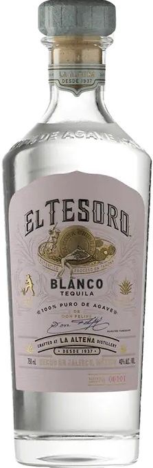 El Tesoro Tequila Blanco 750ml