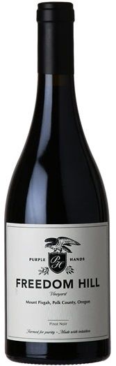 Purple Hands Freedom Hill Vineyard Mount Pisgah Pinot Noir 2022 750ml
