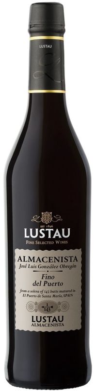 Lustau Almacenista Jose Luis Gonzalez Obregon Fino Del Puerto (Small Format Bottle) 500ml