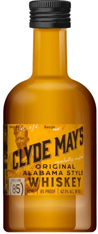 Clyde May&#39;s Original Alabama Style Whiskey (Mini Bottle) 50ml