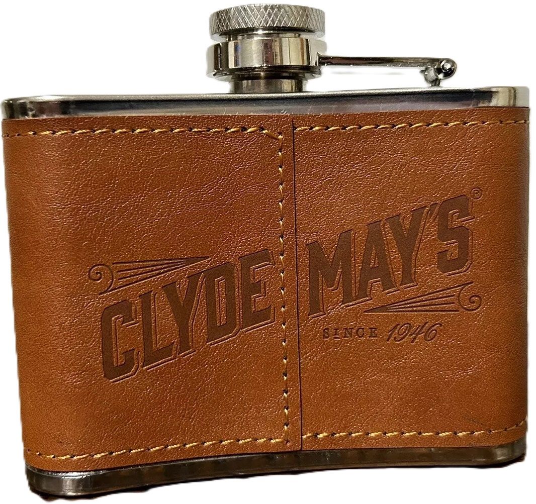 Clyde May Hip Flask