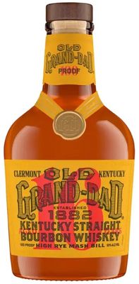 Old Grand-Dad Kentucky Straight Bourbon Whiskey High Rye Mash Bill Aged 16 Years 750ml