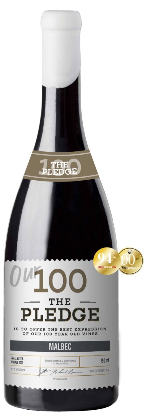 Mendoza Vineyards Malbec 100 The Pledge 2019 750ml
