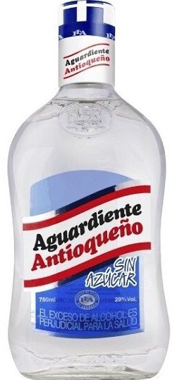 Aguardiente Antioqueno Sin Azucar (Pint Size Bottle) 375ml