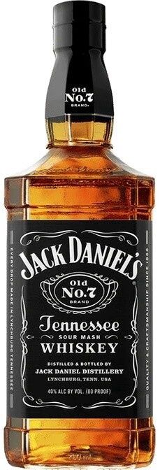Jack Daniel&#39;s Black Label Tennessee Whiskey (Half Pint Bottle) 200ml