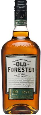 Old Forester Kentucky Straight Rye Whiskey 100 Proof (Liter Size Bottle) 1L