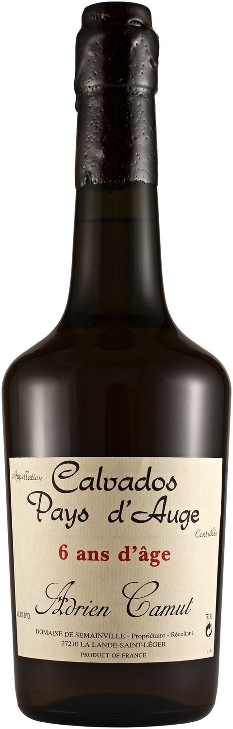 Adrien Camut Calvados Pays d&#39;Auge 6 Years Old 750ml