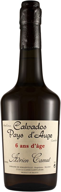 Adrien Camut Calvados Pays d&#39;Auge 6 Years Old 750ml