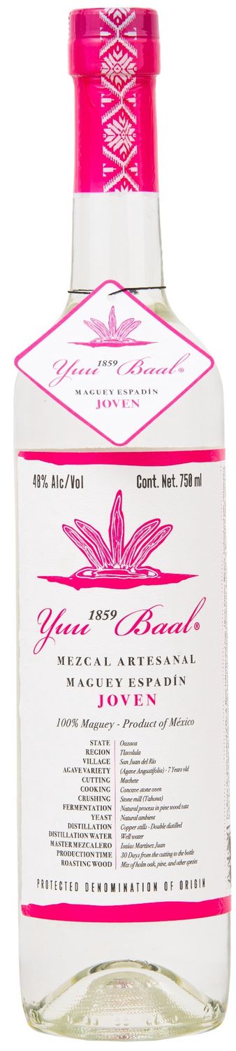 Yuu Baal Joven Espadin Mezcal 750ml
