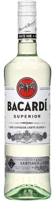 Bacardi Superior (Silver) Rum (Mini Bottle) 50ml