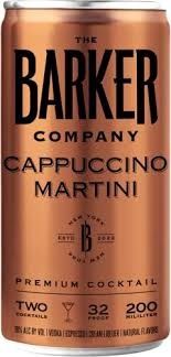 The Barker Company Cappuccino Martini (200ml can)