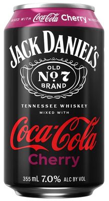 Jack Daniel&#39;s &amp; Coca-Cola Cherry (12oz can)