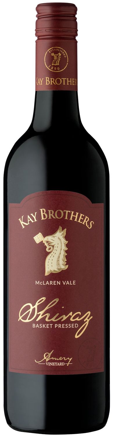 Kay Brothers McLaren Vale Basket Pressed Shiraz 2020 750ml