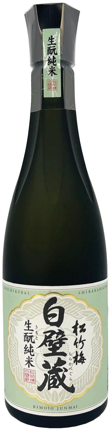 Sho Chiku Bai Shirakabegura Kimoto Junmai Sake 640ml