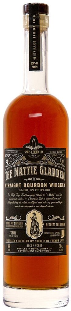Spirits of French Lick The Mattie Gladden Straight Bourbon Whiskey Bottled in Bond 750ml