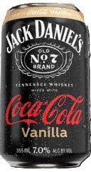 Jack Daniel&#39;s &amp; Coca-Cola Vanilla (12oz can)