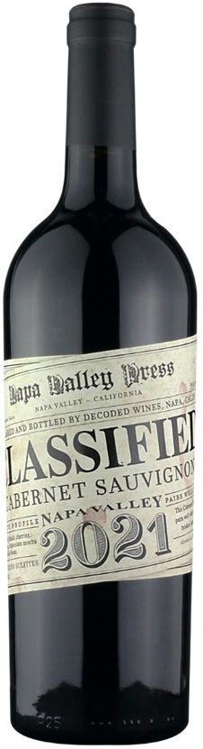 Classified Napa Valley Cabernet Sauvignon 2021 750ml