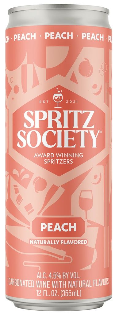 Spritz Society Peach (12oz can)