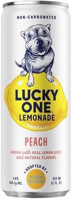 Lucky One Peach Lemonade (12oz can)
