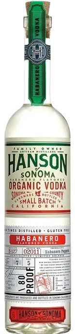 Hanson of Sonoma Organic Habanero Vodka 750ml