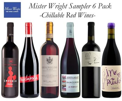 Mister Wright Chillable Red Wine Sampler 6 Pack