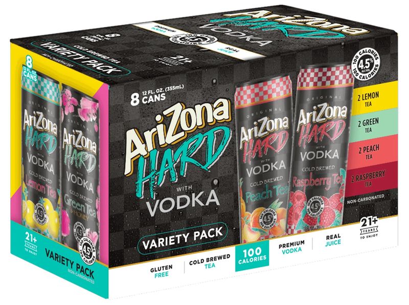 Arizona Hard with Vodka Variety Pack (8 pack 12oz can)