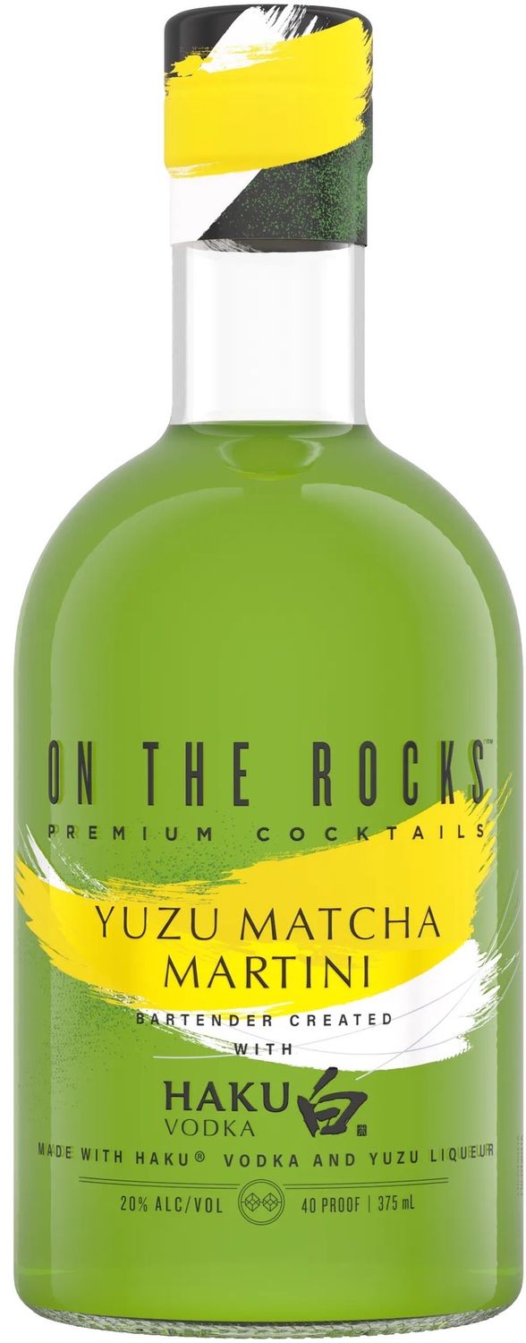 On The Rocks Yuzu Matcha Martini (Half Bottle) 375ml