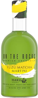 On The Rocks Yuzu Matcha Martini (Half Bottle) 375ml
