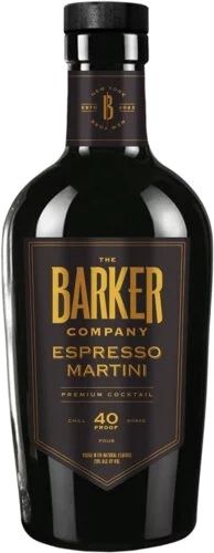 The Barker Company Espresso Martini (Pint Size Bottle) 375ml