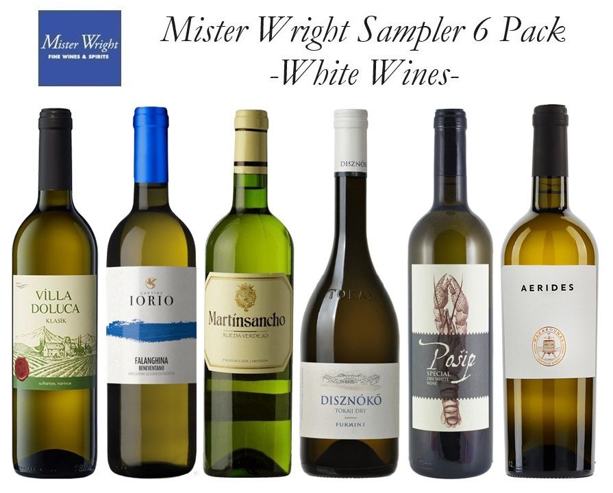 Mister Wright White Wine Sampler 6 Pack