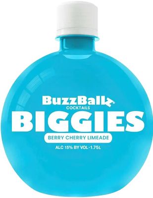 BuzzBallz Biggies Berry Cherry Limeade (Magnum Bottle) 1.75L