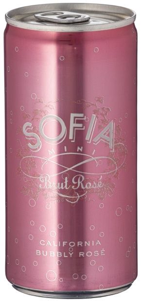 Sofia Mini Brut Rosé (250ml can)
