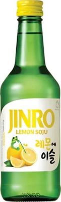 Jinro Lemon Soju (Half Bottle) 375ml