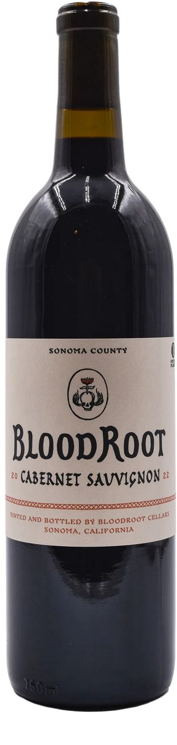 BloodRoot Sonoma County Cabernet Sauvignon 2022 750ml
