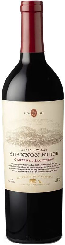 Shannon Ridge Appellation Series Cabernet Sauvignon Home Ranch Red Hills Lake County 2022 750ml